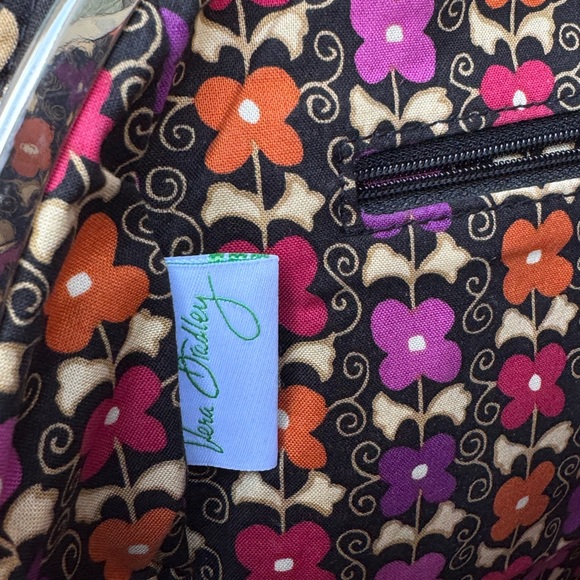 Y2K Vera Bradley Kisslock Floral Quilted Bag Purse Retired Grandma Shoulder Bag